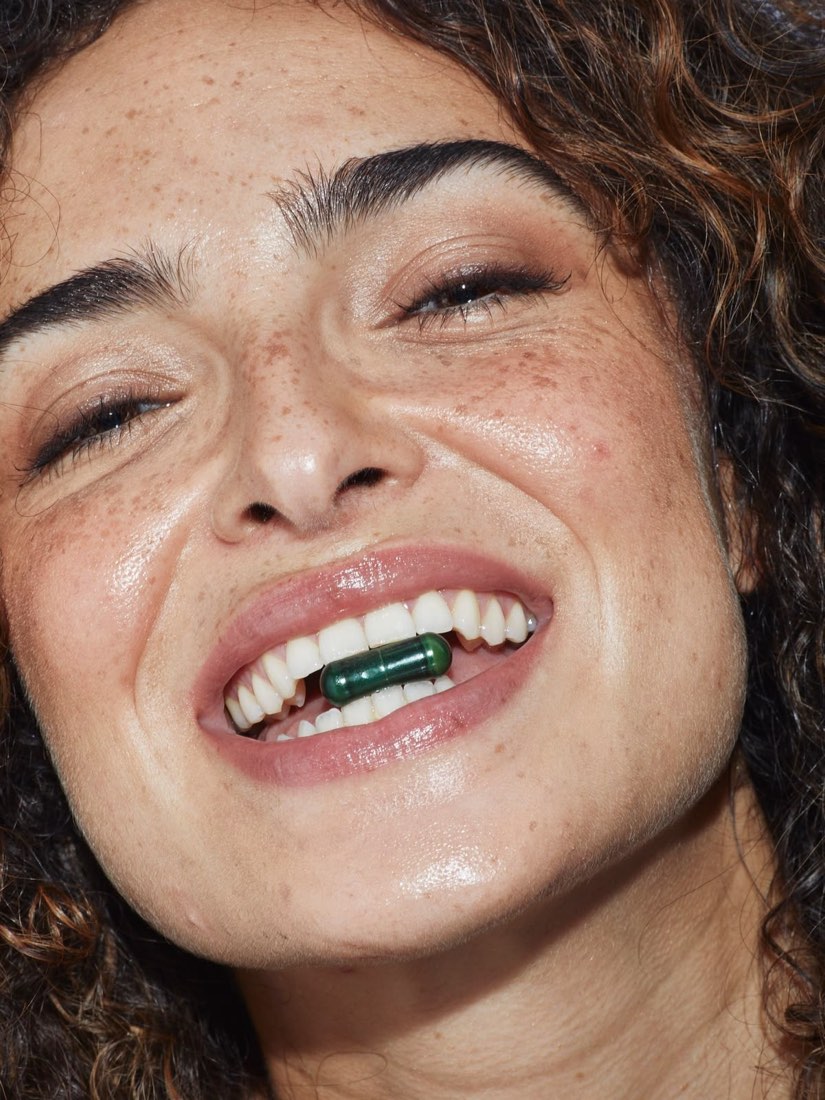 A person taking a Stacks supplement